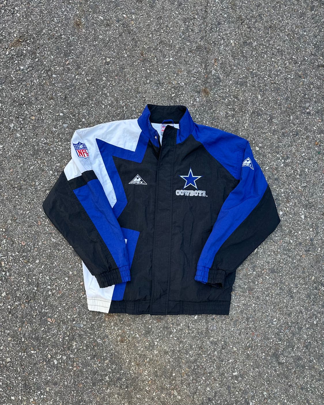 빈티지 90s NFL 댈러스 카우보이 올드스쿨 나일론 자켓 상품이미지1