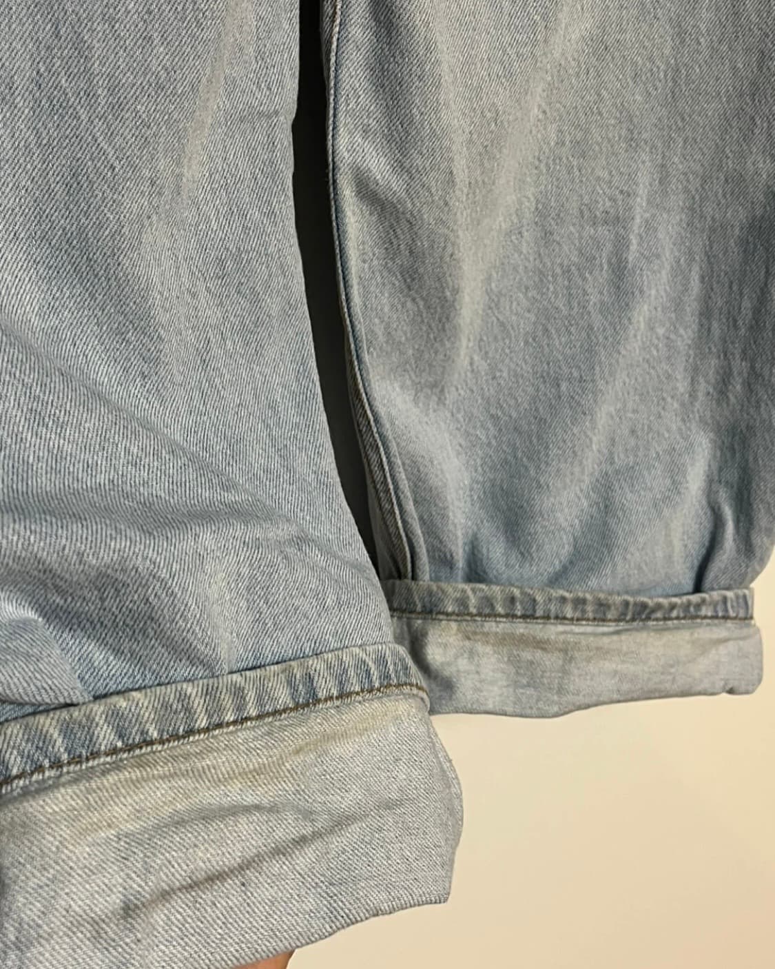 mmmjeans 스터드 와이드 데님 L 상품이미지5