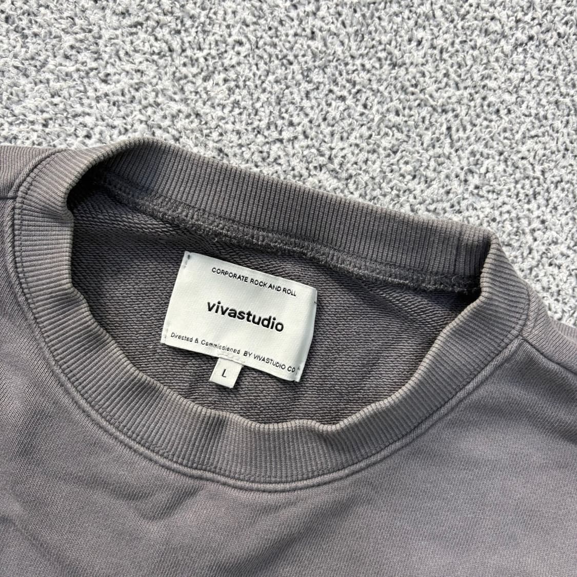 L 비바스튜디오 남성 맨투맨 긴팔티 0423J 상품이미지2