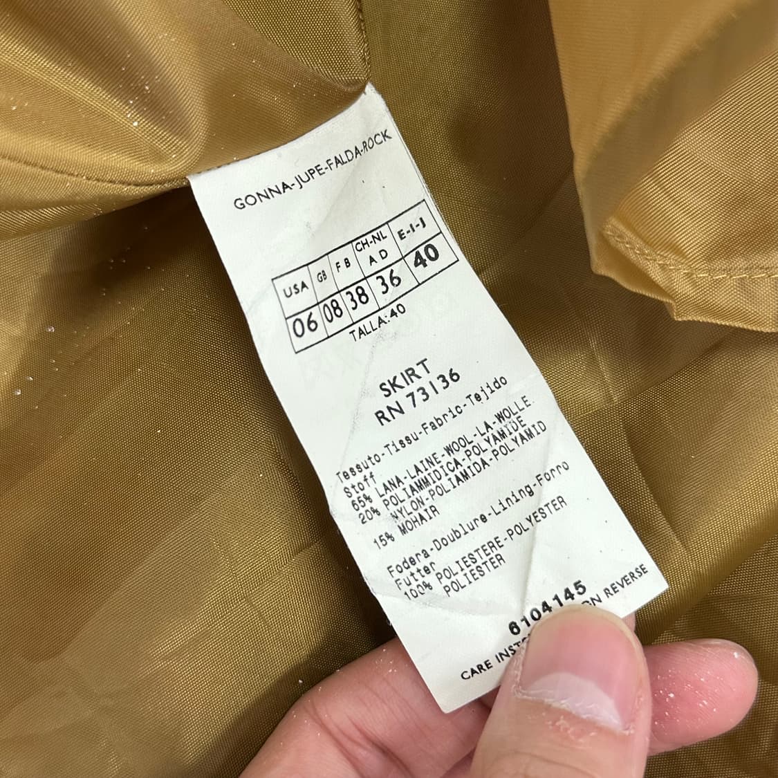 막스마라 막스앤코 울 모헤어 플리츠 스커트 상품이미지7