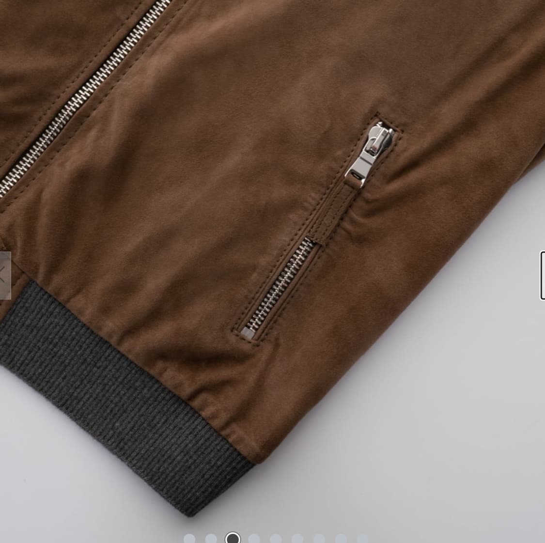 The Jack Leathers 스웨이드 후드 집업 새상품 상품이미지3