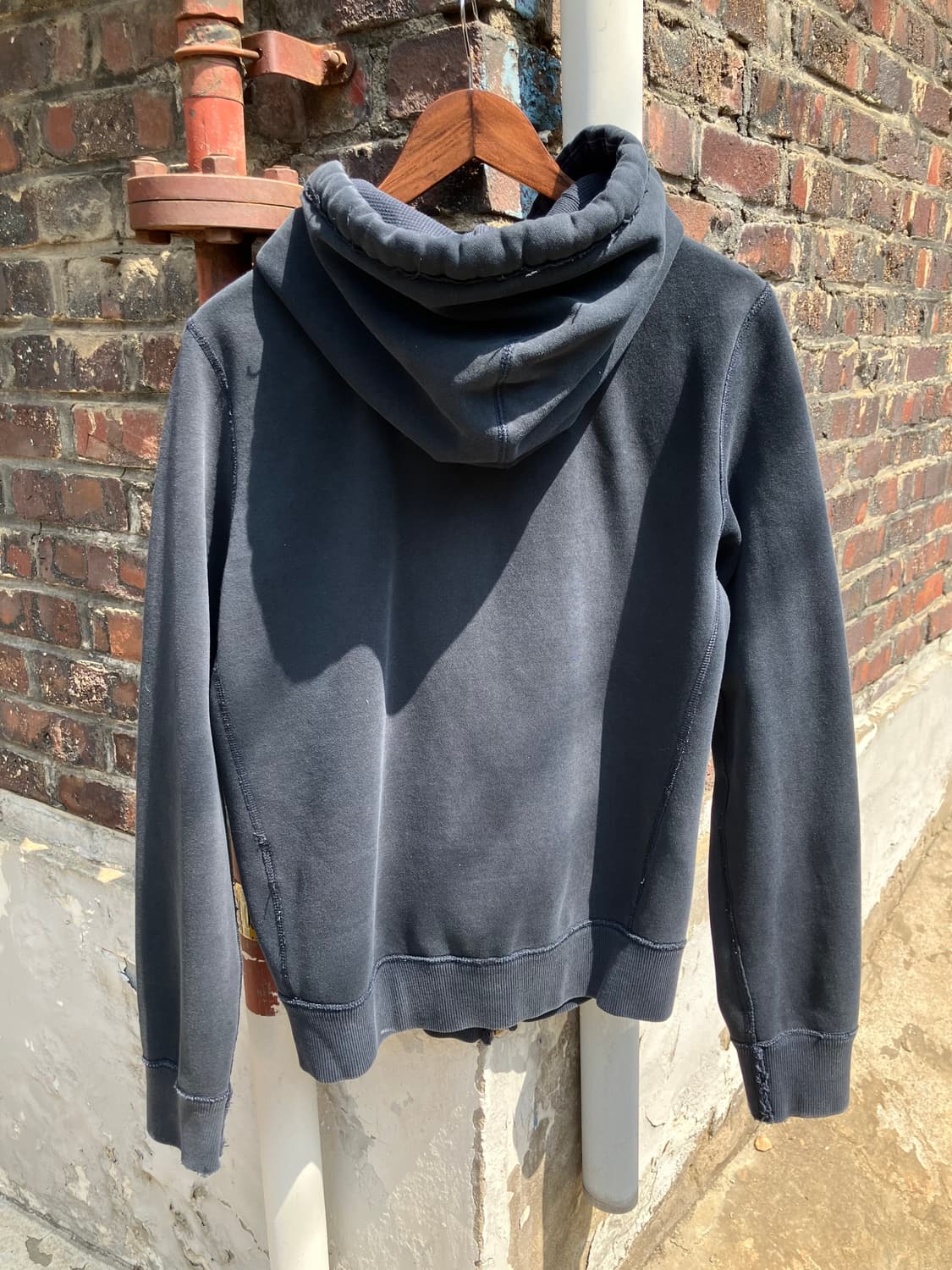 Abercrombie 로고 패치 후드 집업 L 상품이미지2