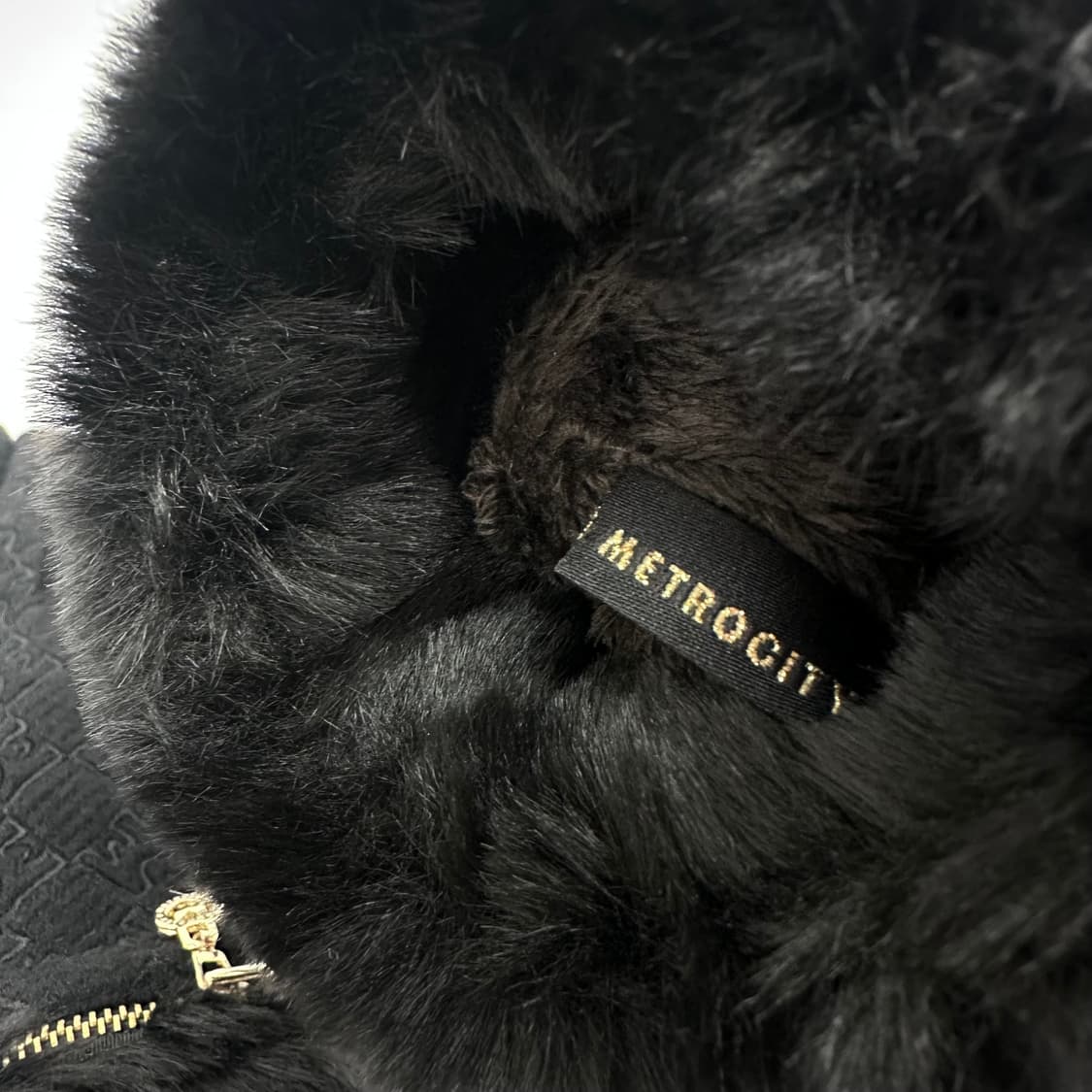 METROCITY 메트로시티 시그니처 패턴 여성 털장갑 (스마트폰터치) 상품이미지8