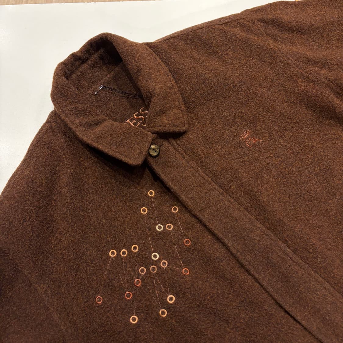 [105] 카운테스마라 브라운 모직 봄버 자켓 B989 상품이미지3