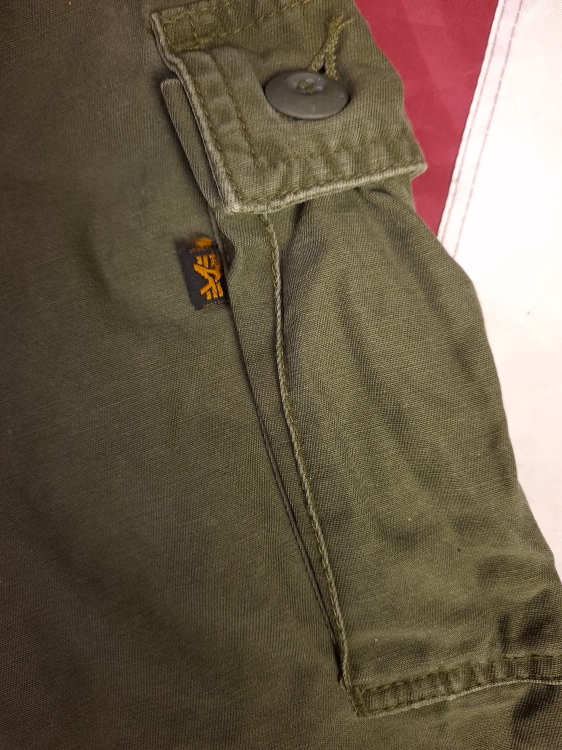 오리지날 일본판 알파사 밀리터리 패치 카고 반바지 상품이미지7