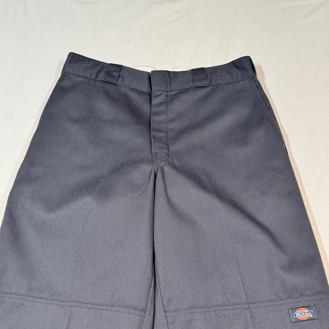 32inch) 디키즈 더블니 면바지 치노팬츠 차콜 그레이 상품이미지5