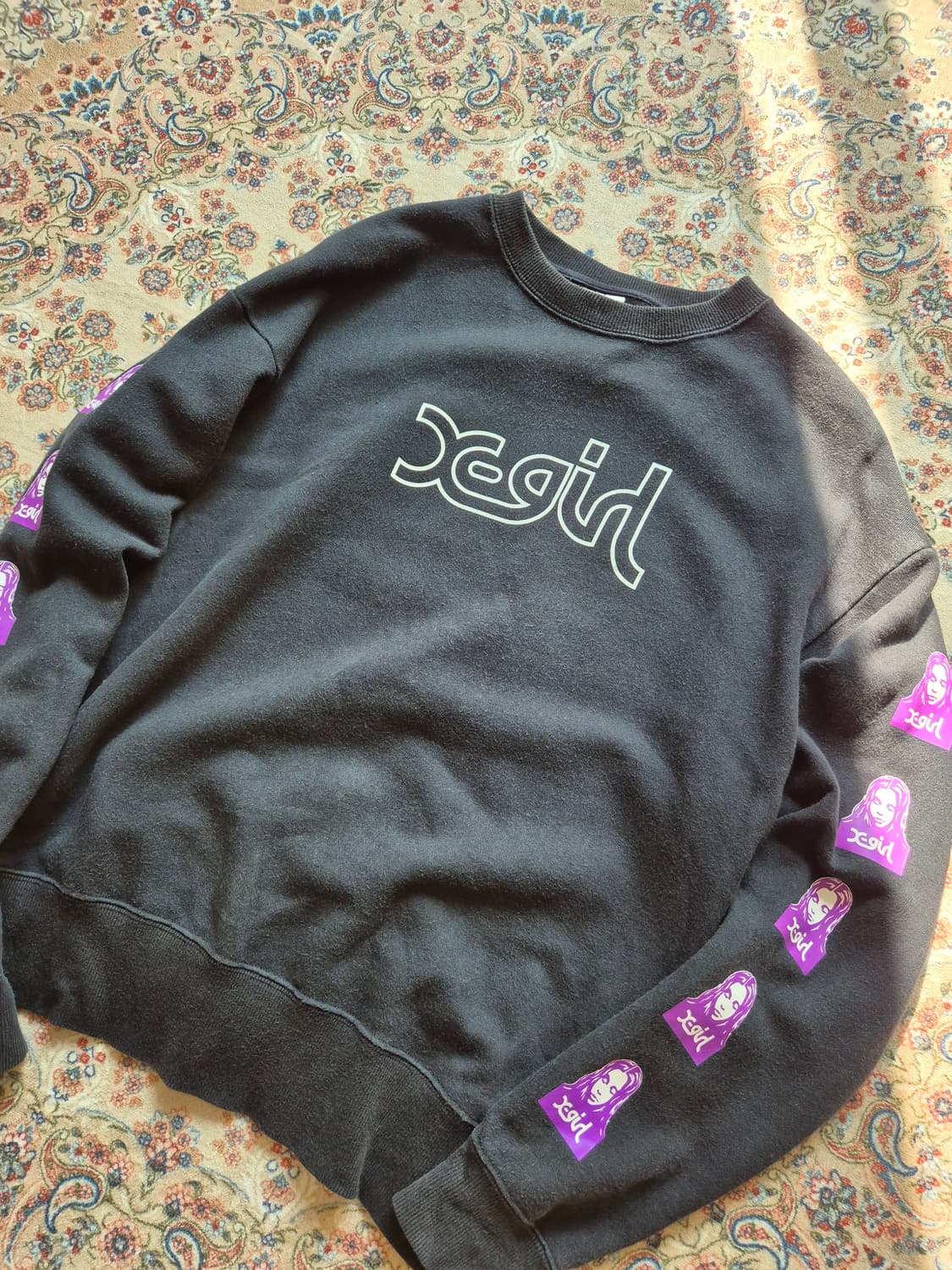 엑스걸 스페아웃 맨투맨 상품이미지2