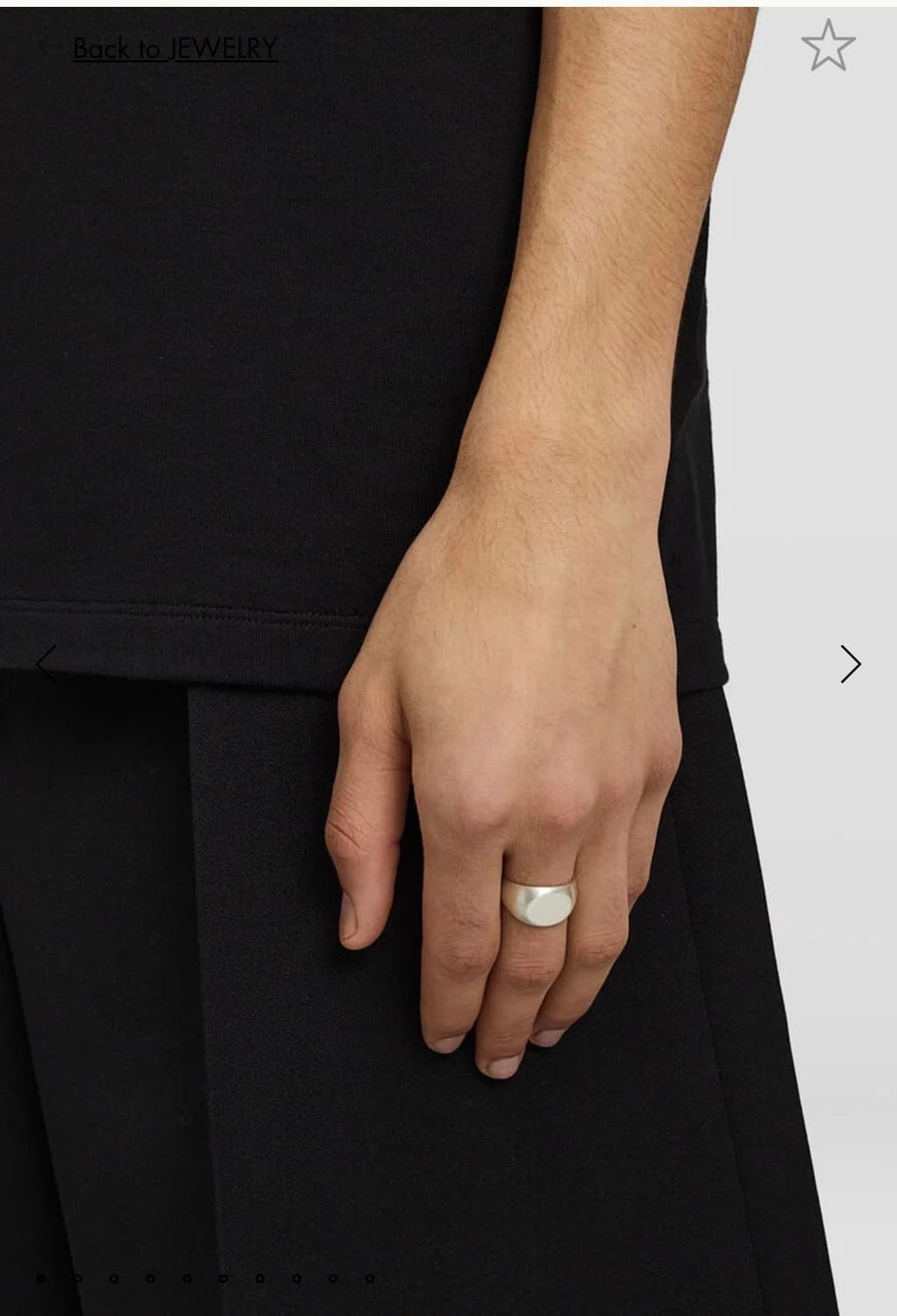 jil sander 925 silver ring (m) 상품이미지2