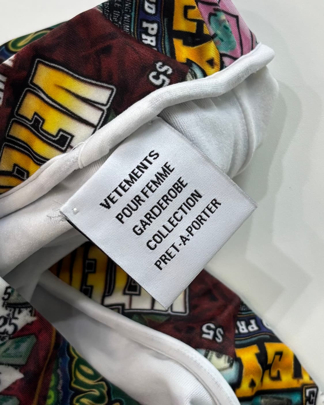 Vetements 베트멍 복권 티켓 프린팅 멀티컬러 미니 스커트   Pr 상품이미지8