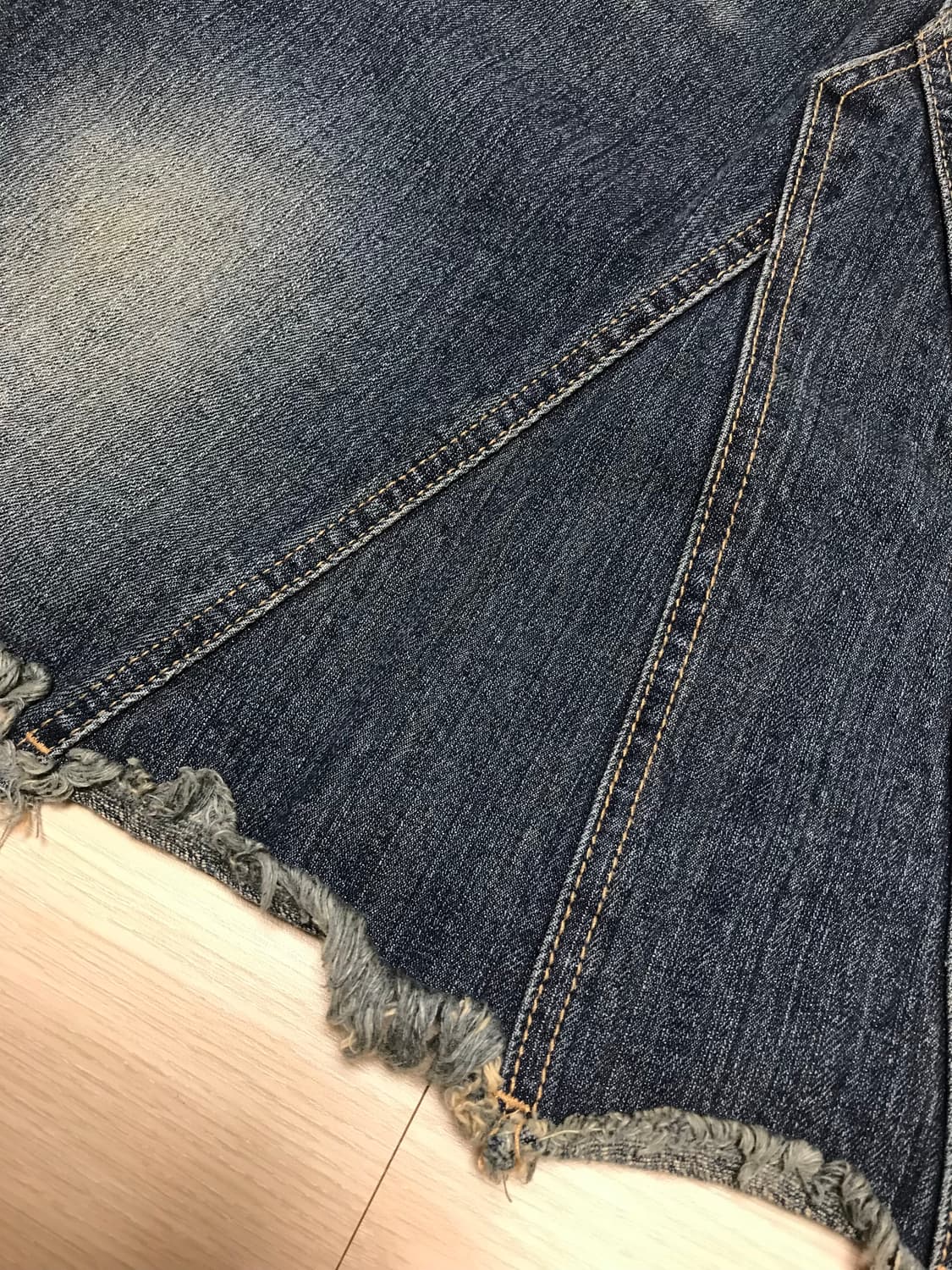 데님 미디스커트 상품이미지3