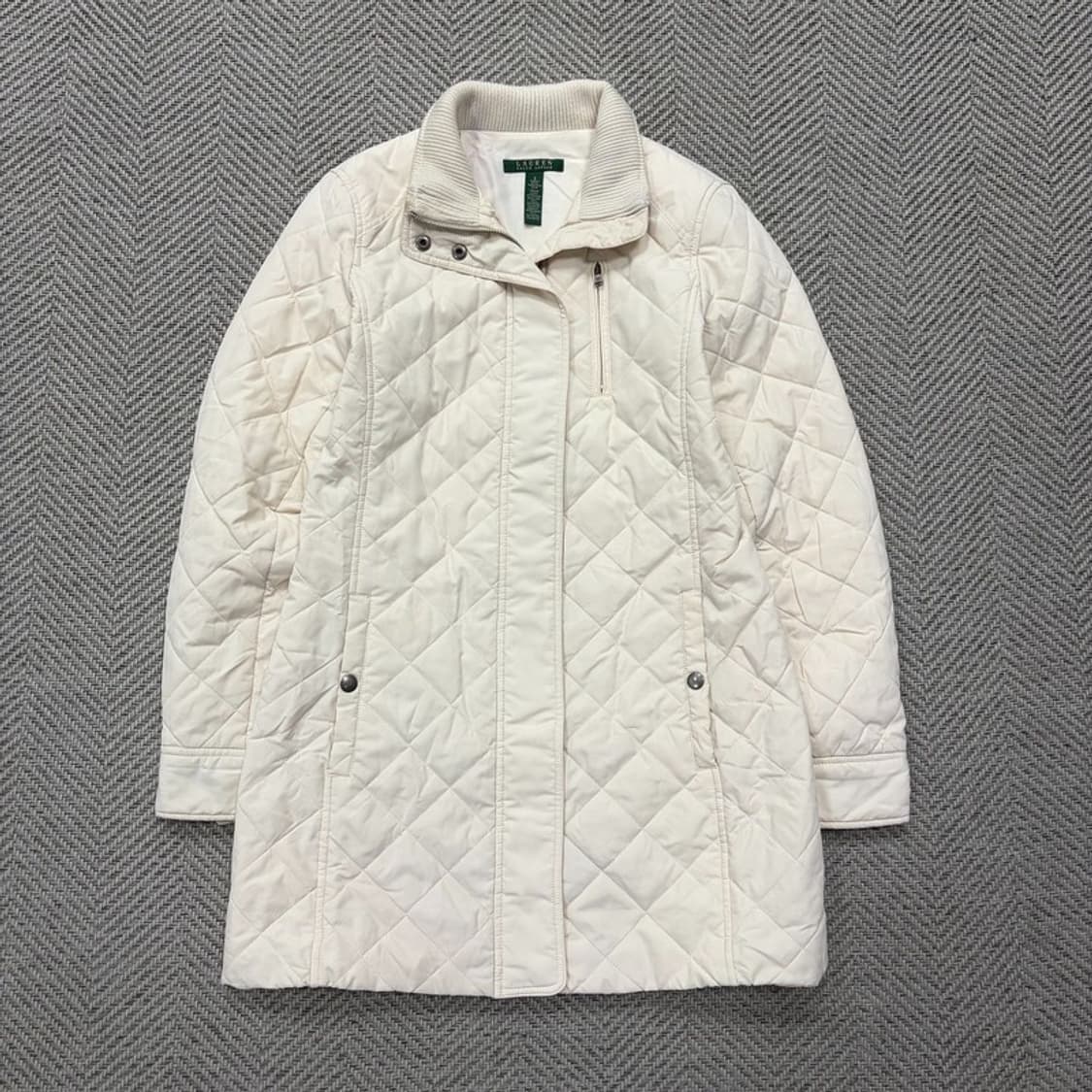 로렌 랄프로렌 큍팅 롱 자켓 v1962 상품이미지1