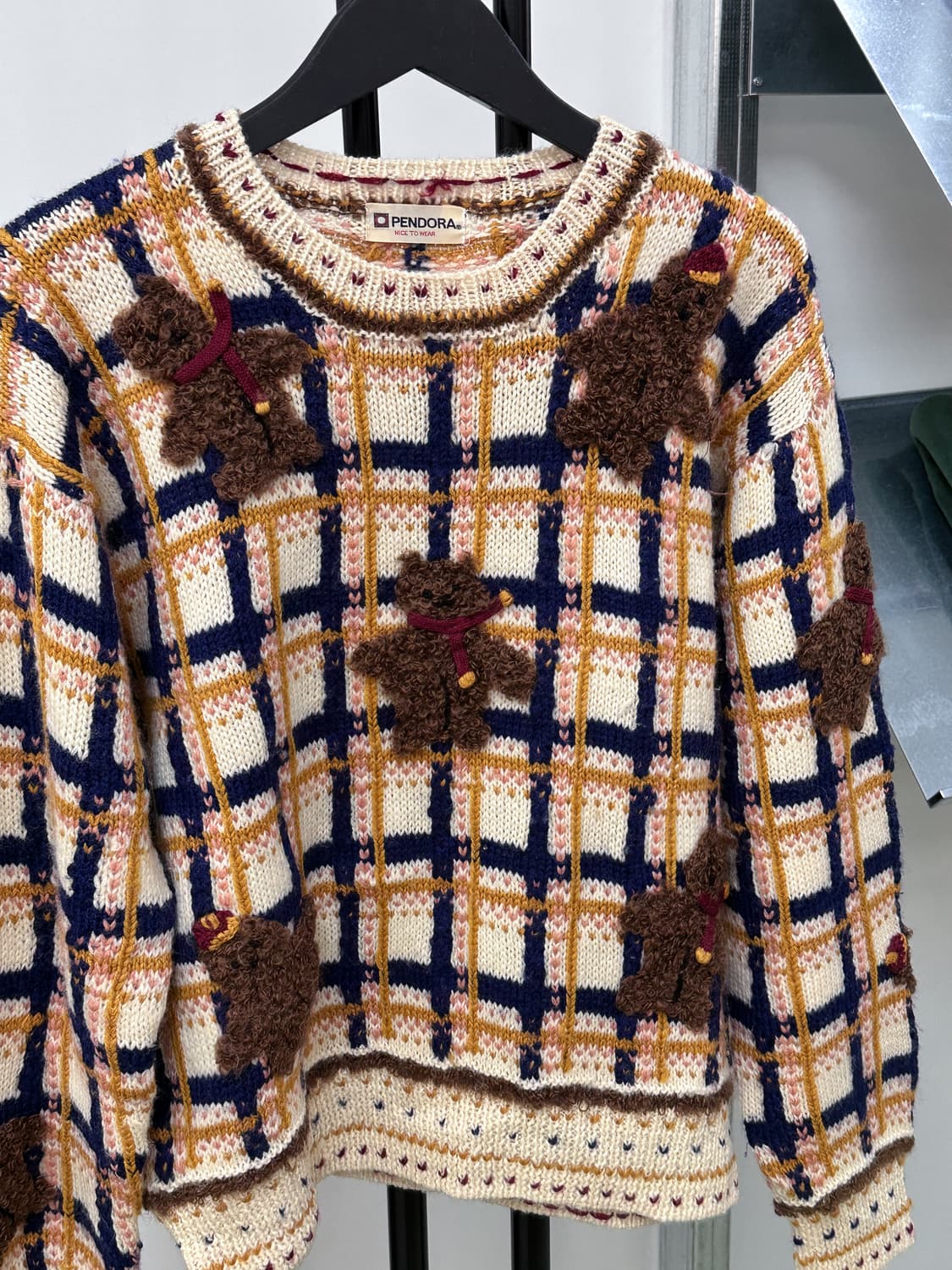 cute bear wool knit 상품이미지4