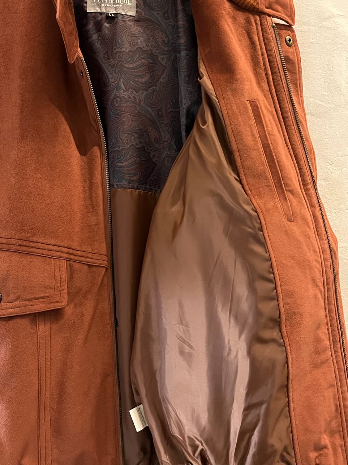 Sunny King 인조 스웨이드 블루종 LL 상품이미지6