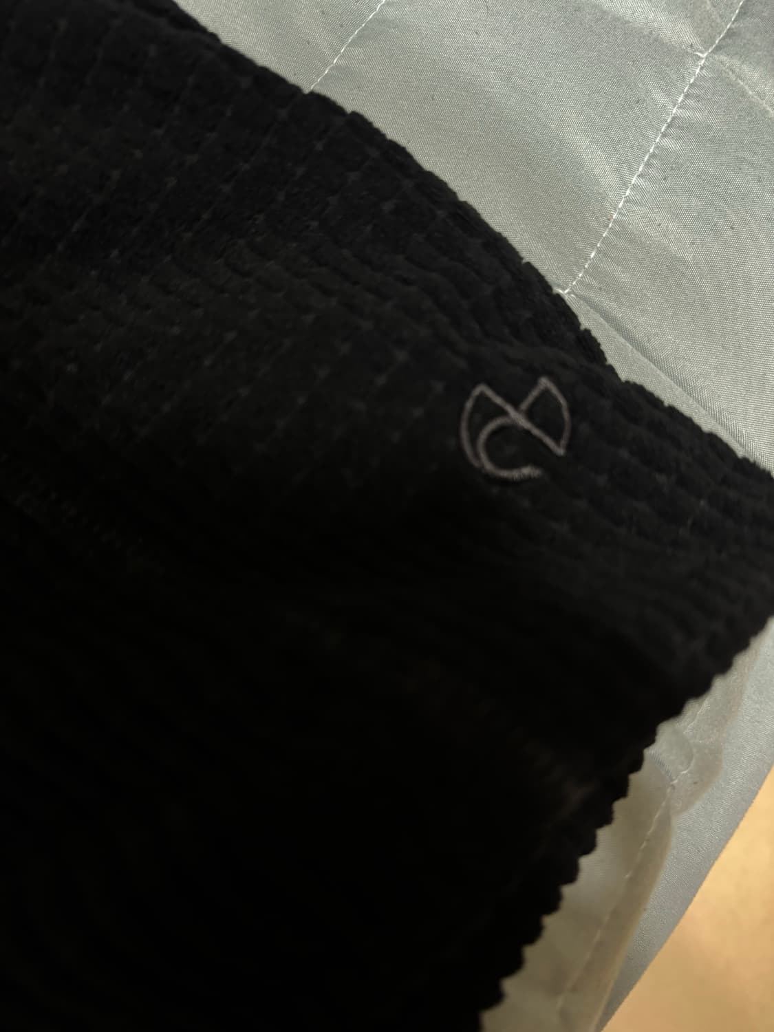 노메뉴얼 와플니트 블랙 새상품(네고불가)L 상품이미지3