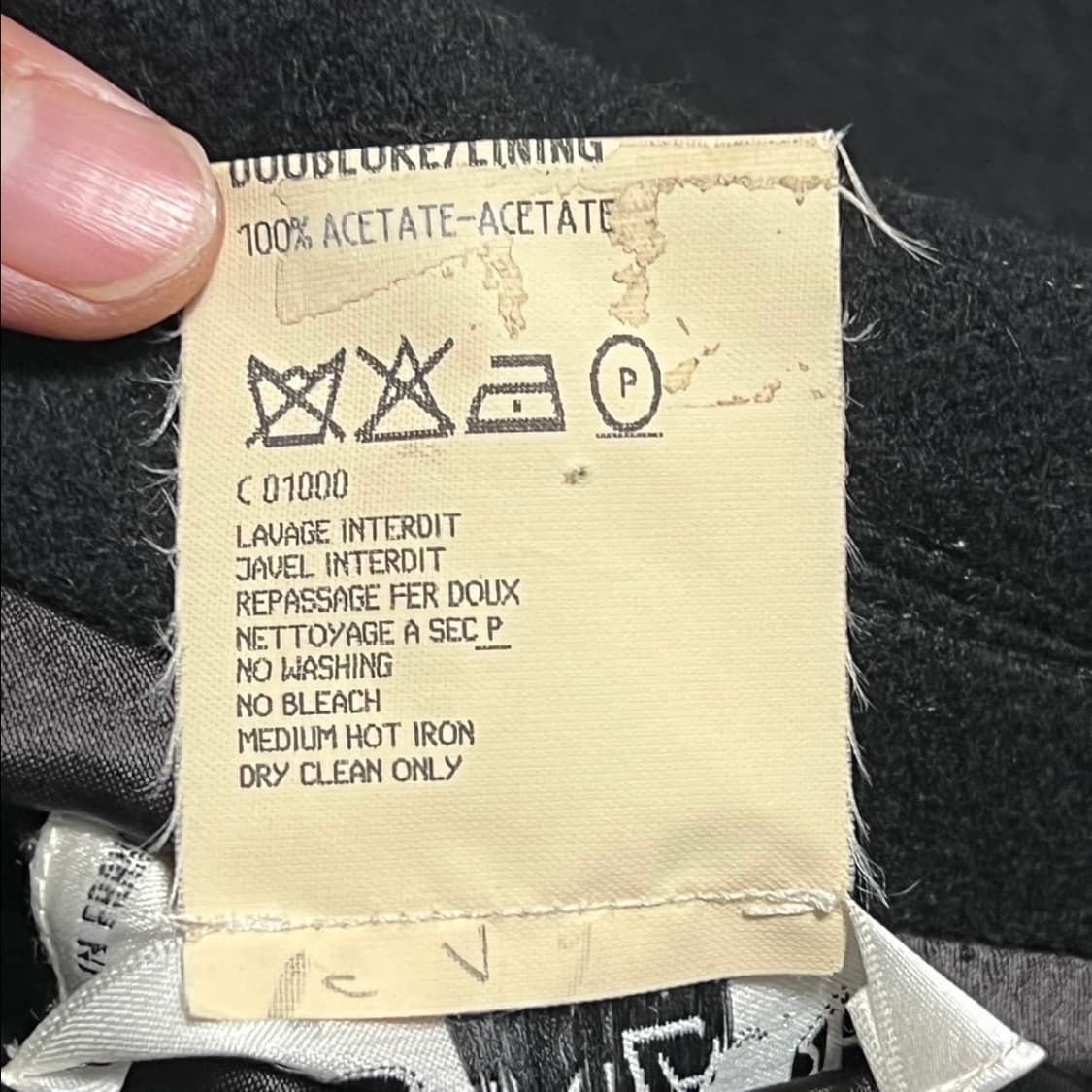 입생로랑 매리노울 코트 44 상품이미지4