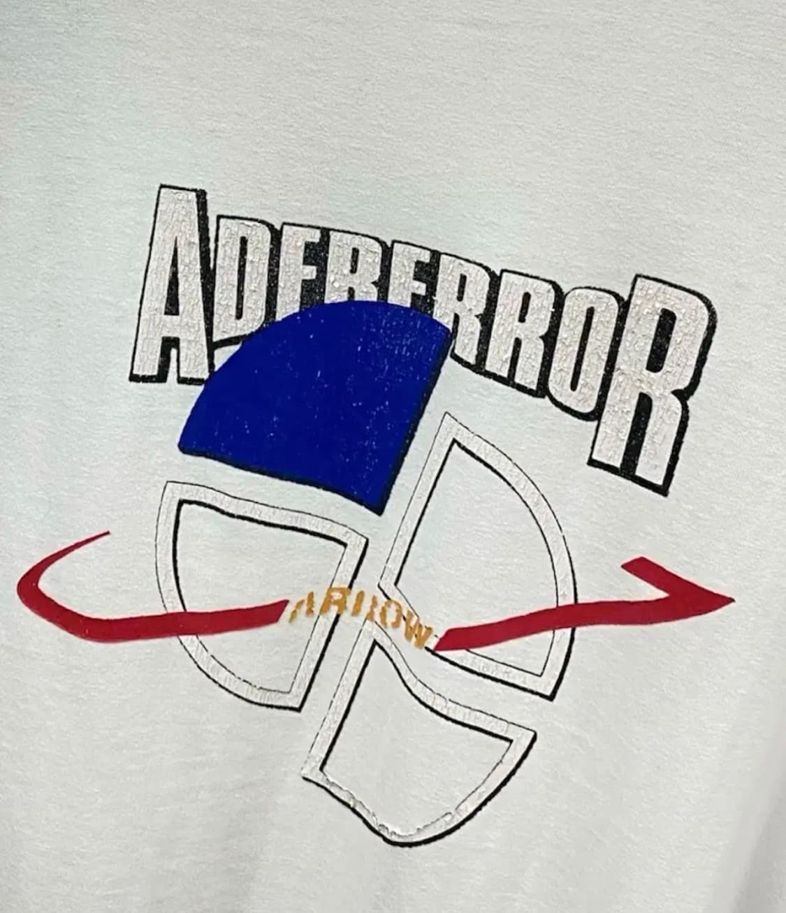 아더에러 ADER 슬라이스 로고 반팔 티셔츠 L-XL 상품이미지3