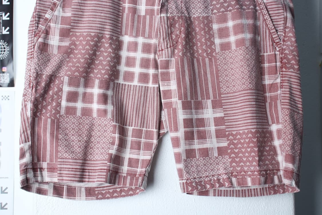 (M-XL) 아르마니 반바지 팬츠 패턴 레드 아메카지 한정판-P9707 상품이미지4