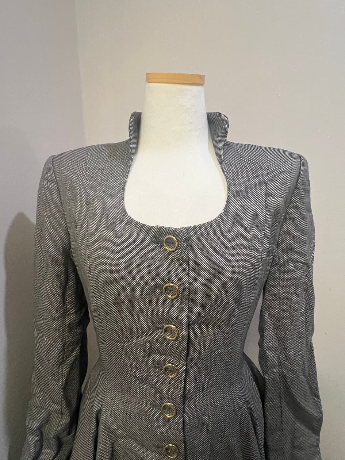 Dior 디올 빈티지 레어 소장템 플레어 원피스 자켓  상품이미지4