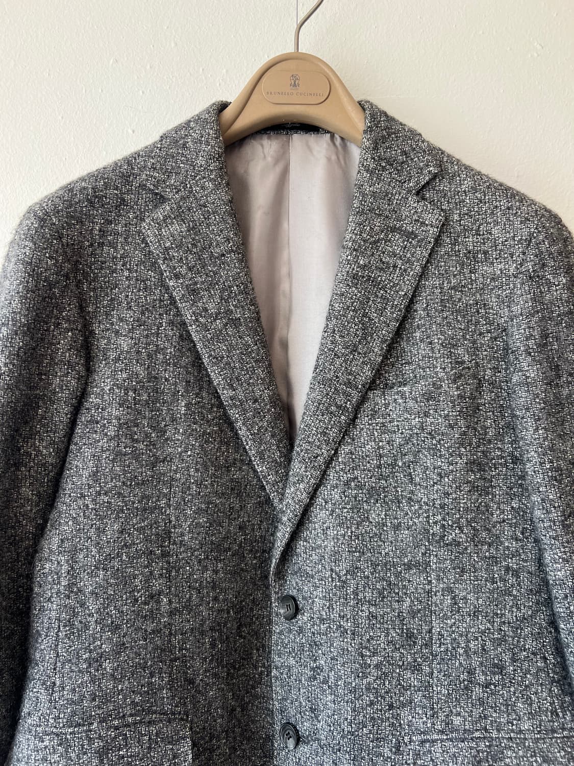 갤럭시 남성 보카시그레이 알파카자켓 싱글자켓 상품이미지1