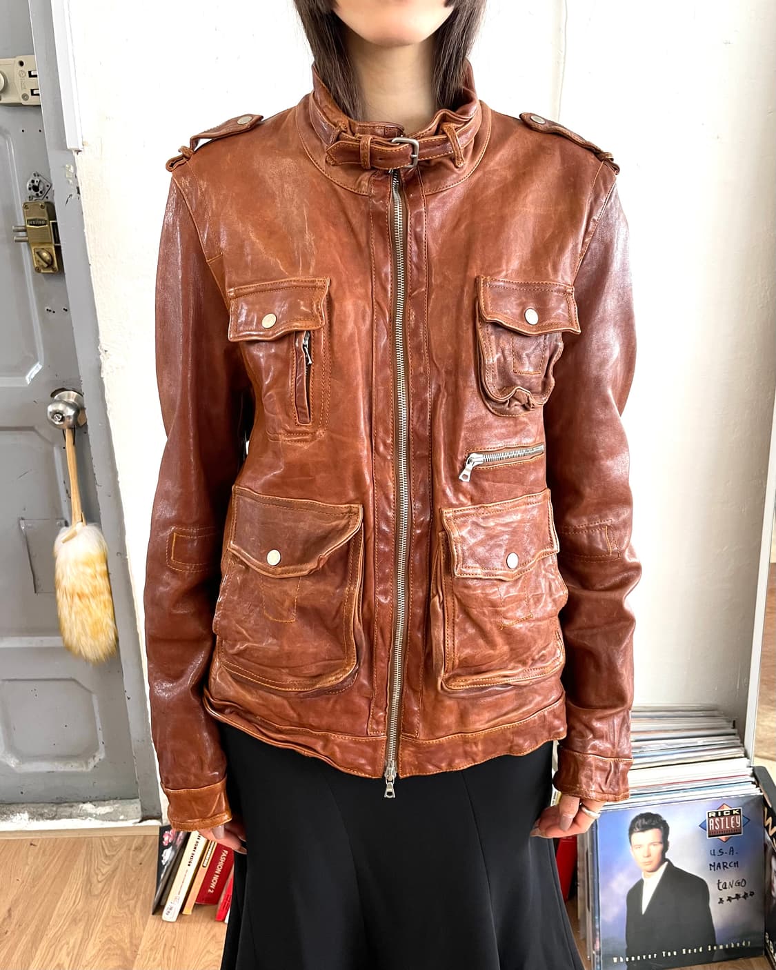 [M] 닐바렛 레더 자켓 상품이미지2