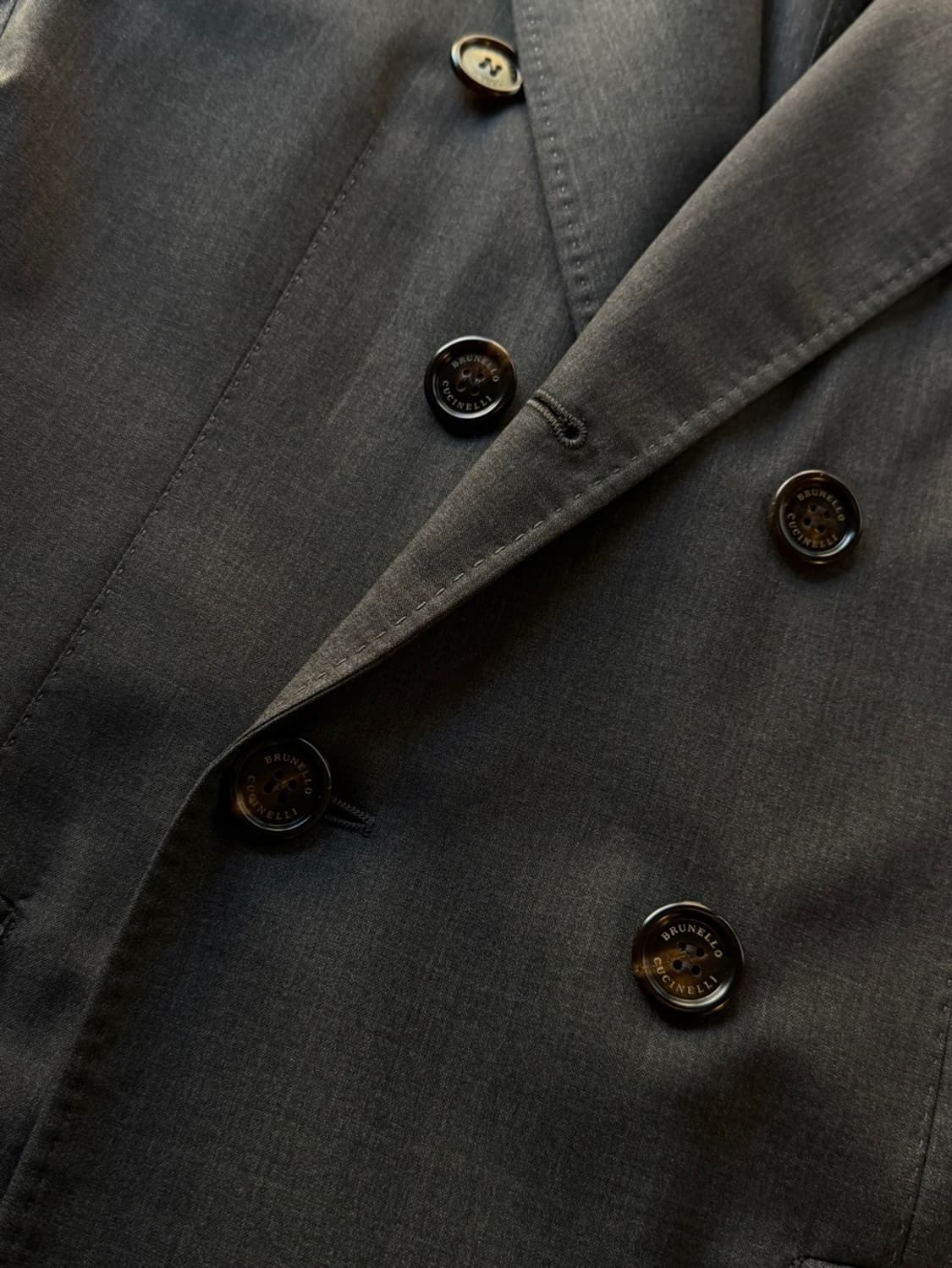 브루넬로 쿠치넬리 더블 브레스티드 코트 100 상품이미지4