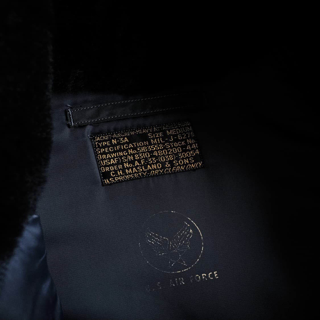 버즈릭슨 N-3A 파카 에어포스 블루 M(100-103)사이즈 상품이미지9