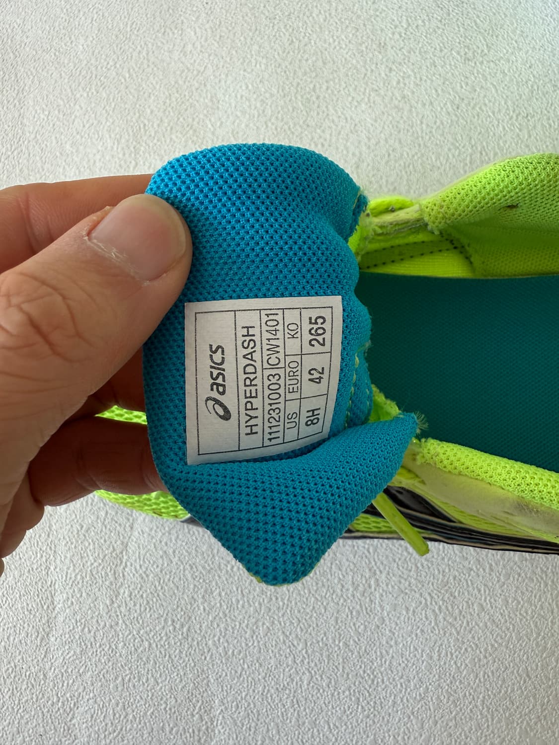 [265]아식스(asics) 네온 런닝화 상품이미지8