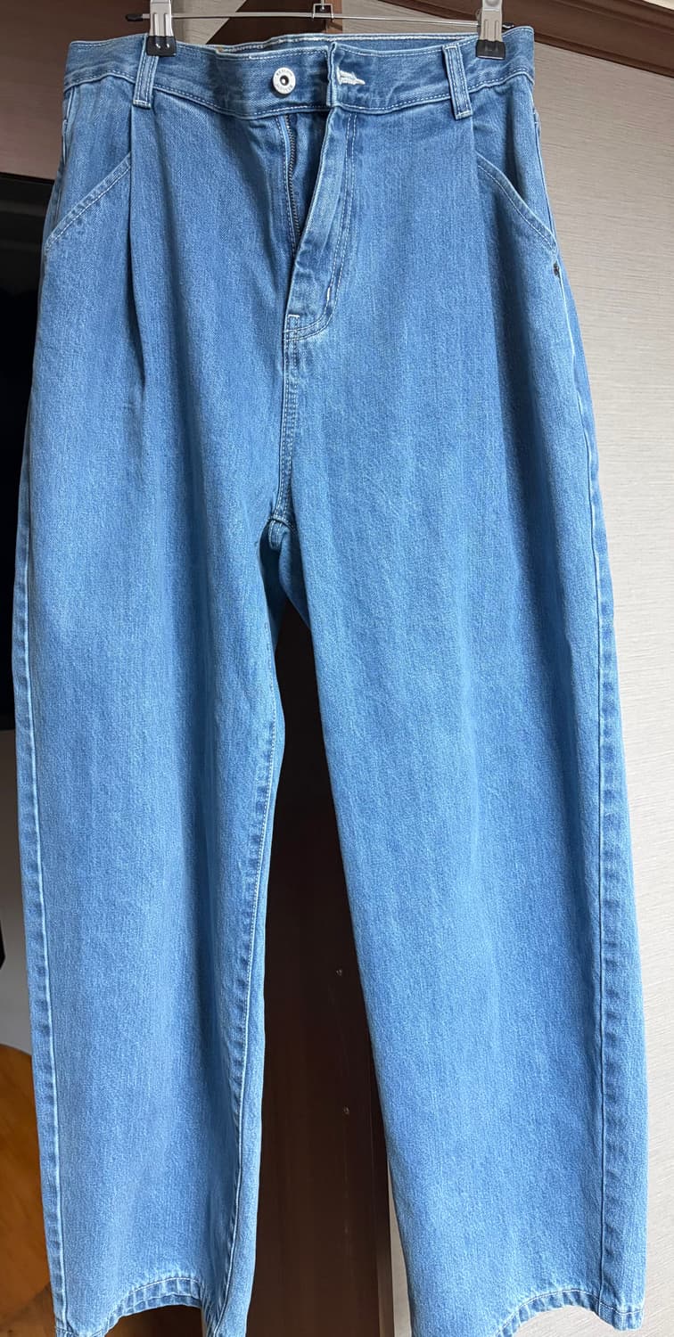 비슬로우 딥 원턱 데님팬츠 상품이미지2