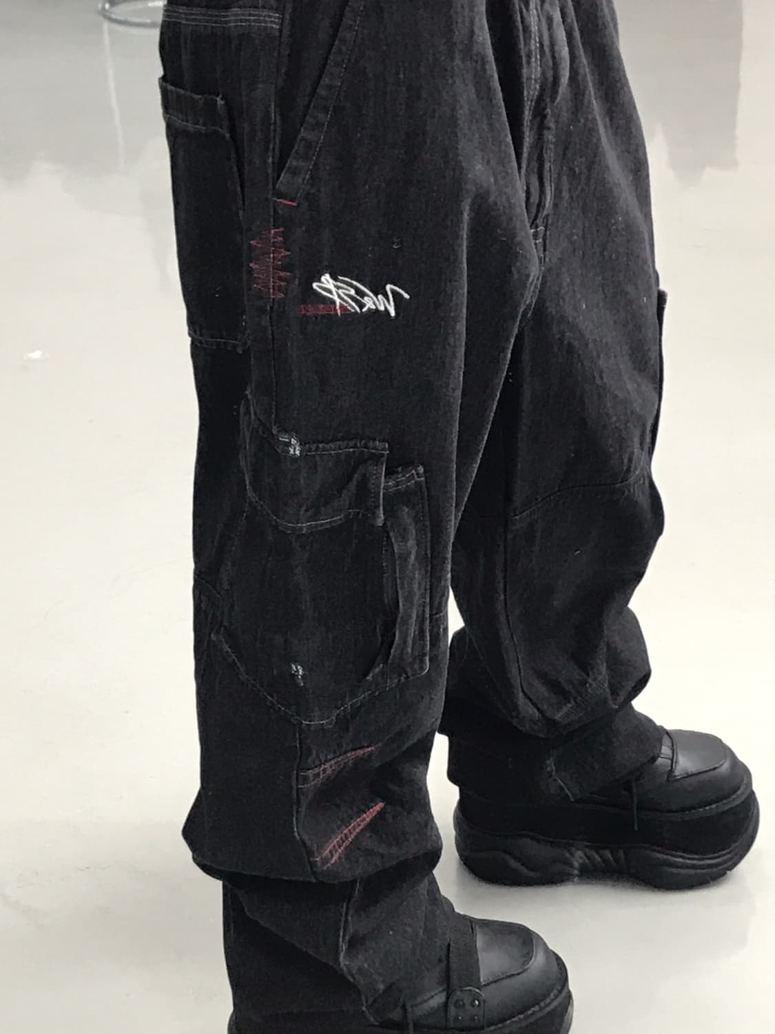 Jpn Wnsb Denim Big Cargo Pants 상품이미지2