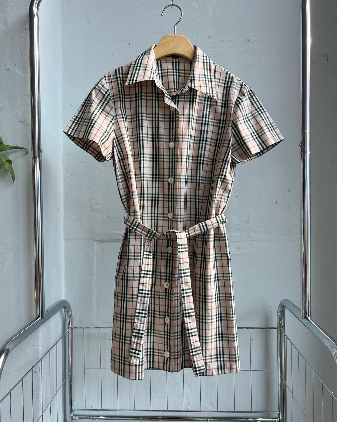Burberry check belted one-piece 상품이미지7