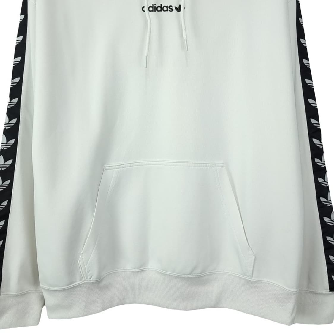 [아디다스] 사이드 라인 로고 오버핏 후드티 화이트 M19749 상품이미지5