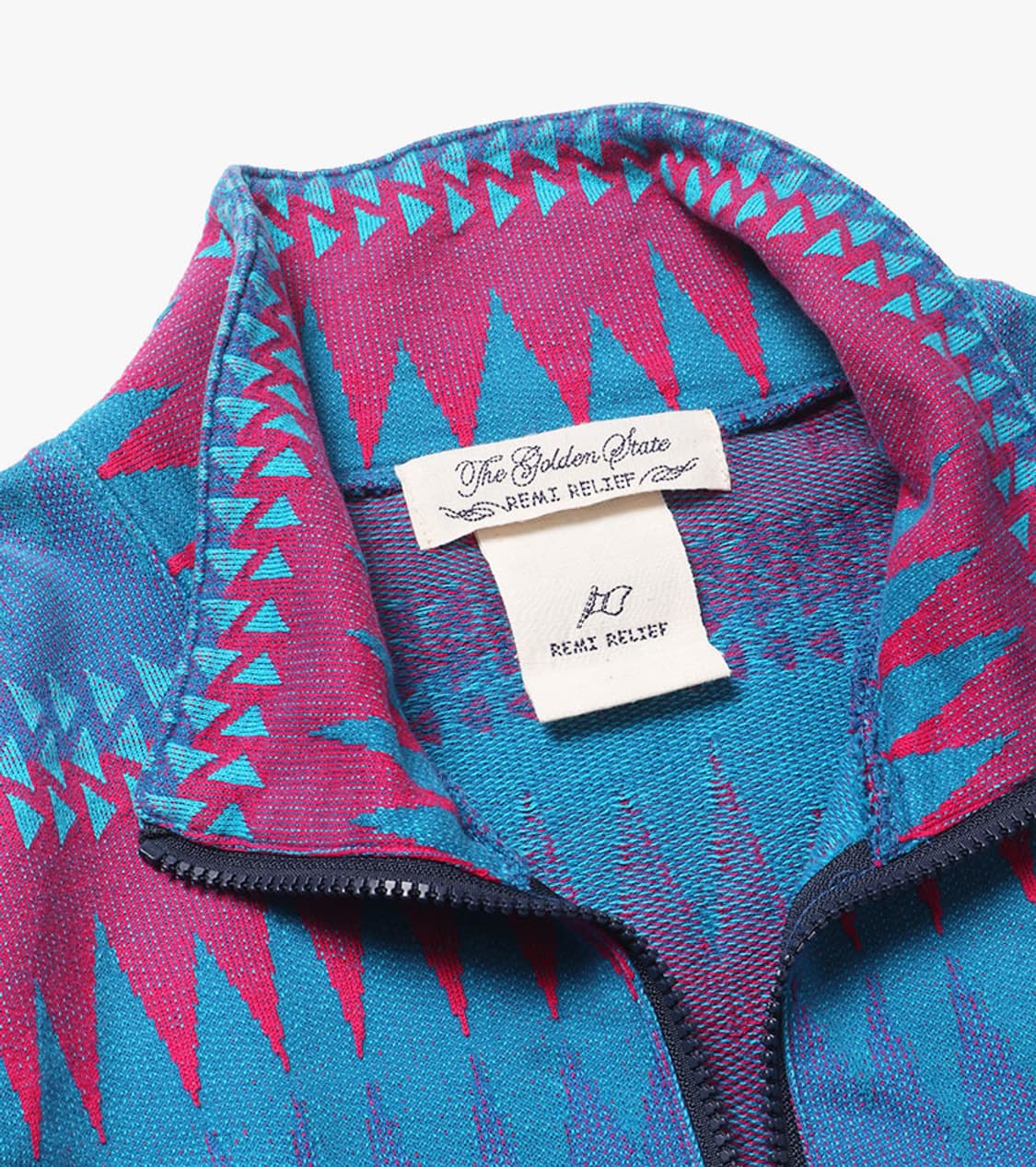 REMI RELIEF - NATIVE JACQUARD HALF ZIP 상품이미지4