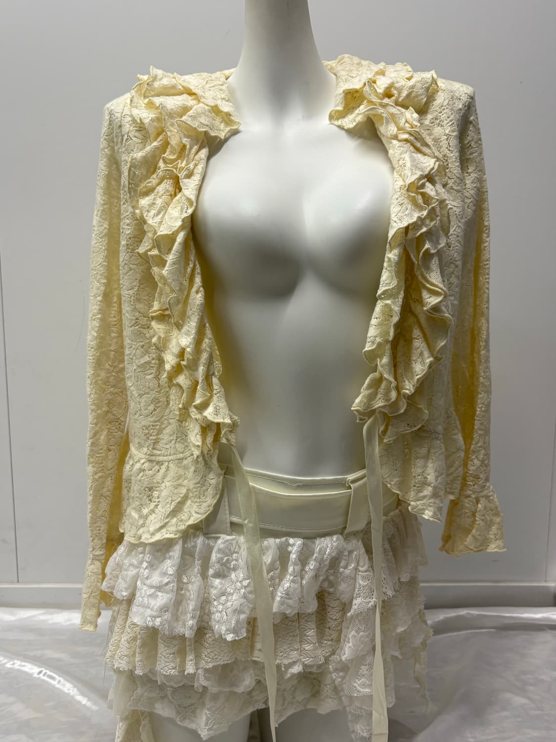 리본 레이스 가디건 상품이미지2