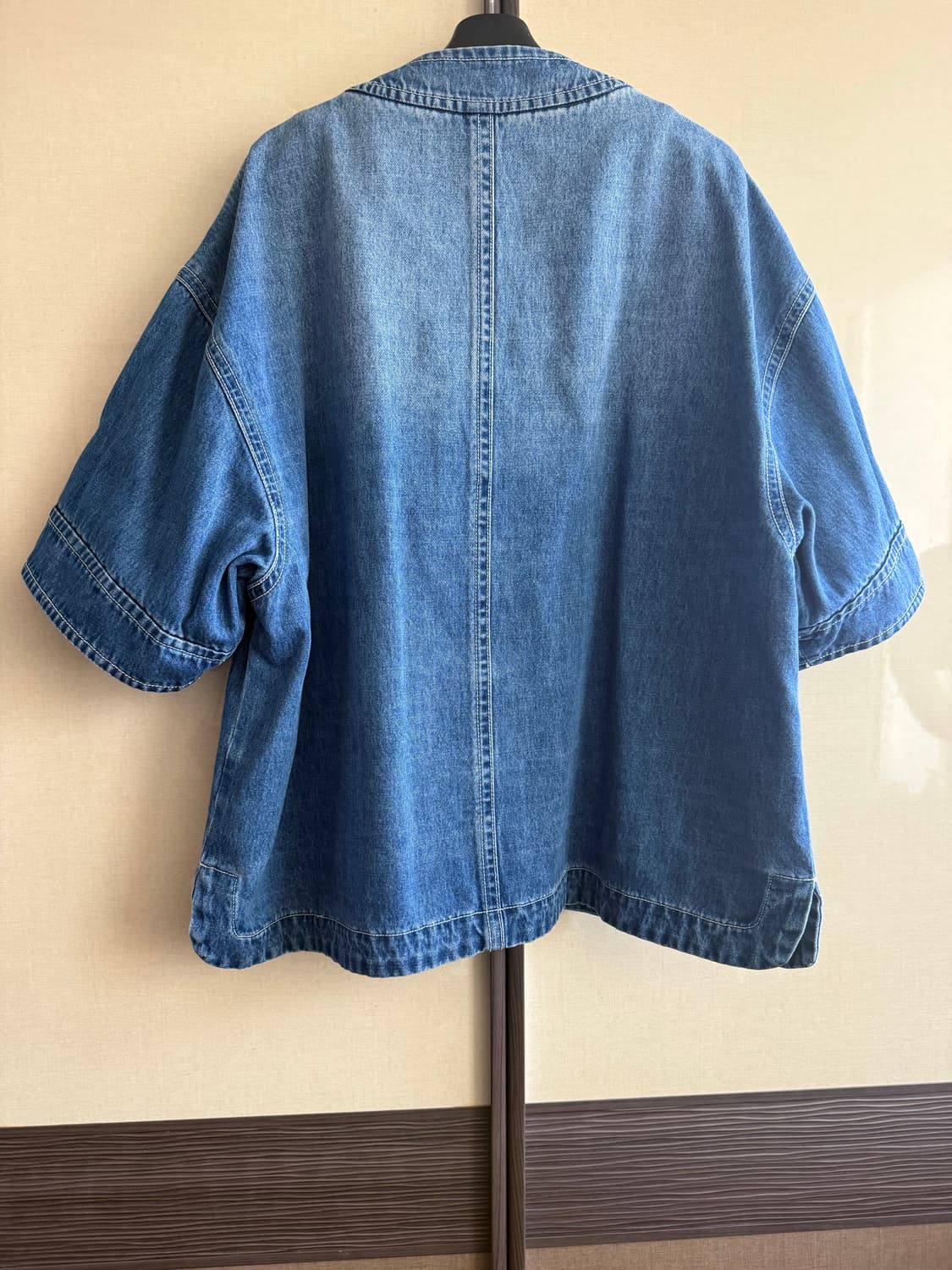 지제로 송지오 반팔 데님 자켓 M 상품이미지2