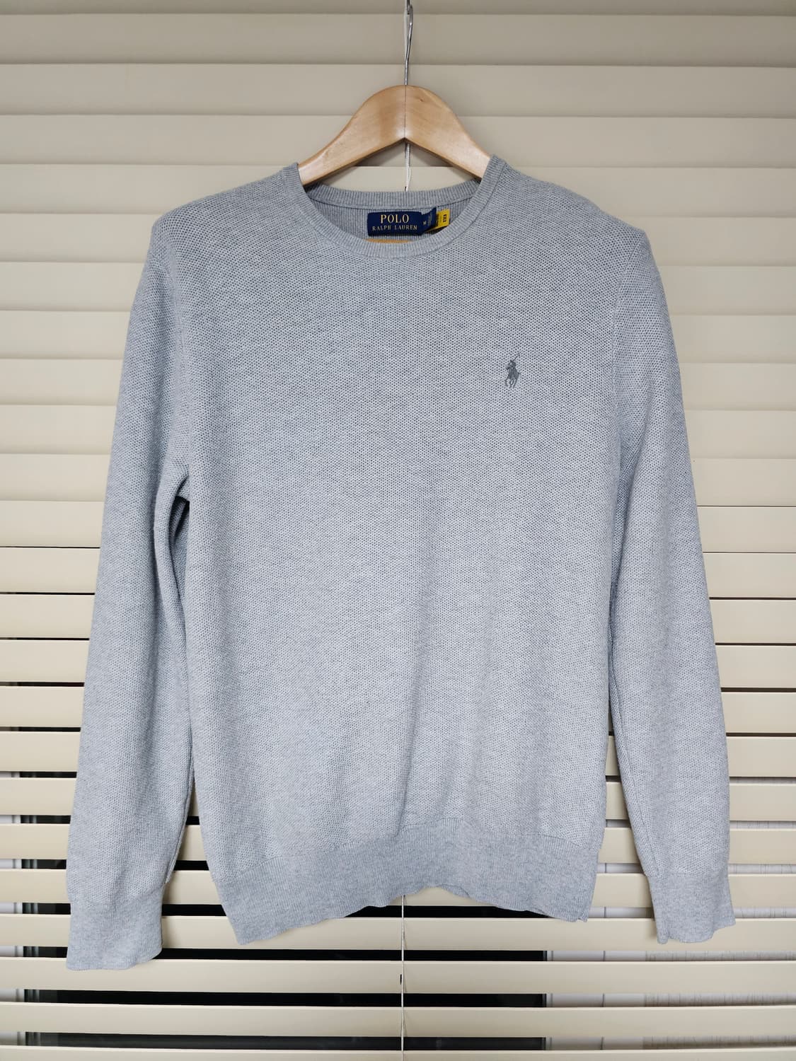 폴로 랄프로렌 (QR코드정품)그레이 니트 스웨터 M 상품이미지1