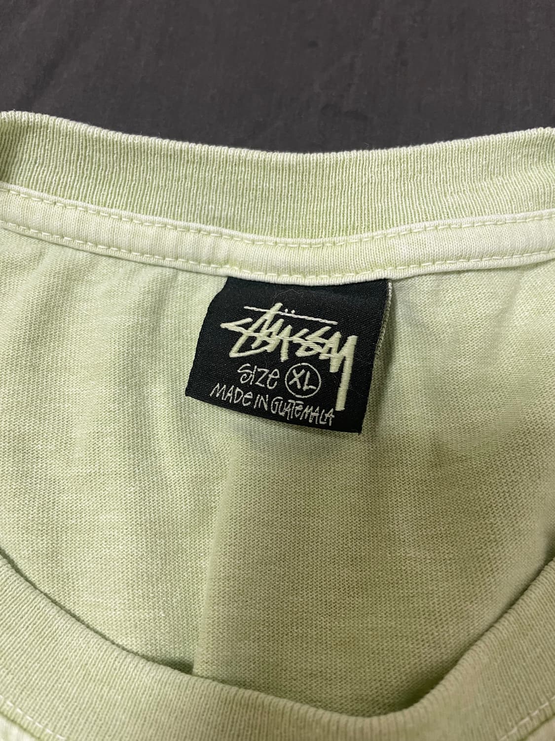 Stussy dice pigment dyed tee XL 상품이미지5