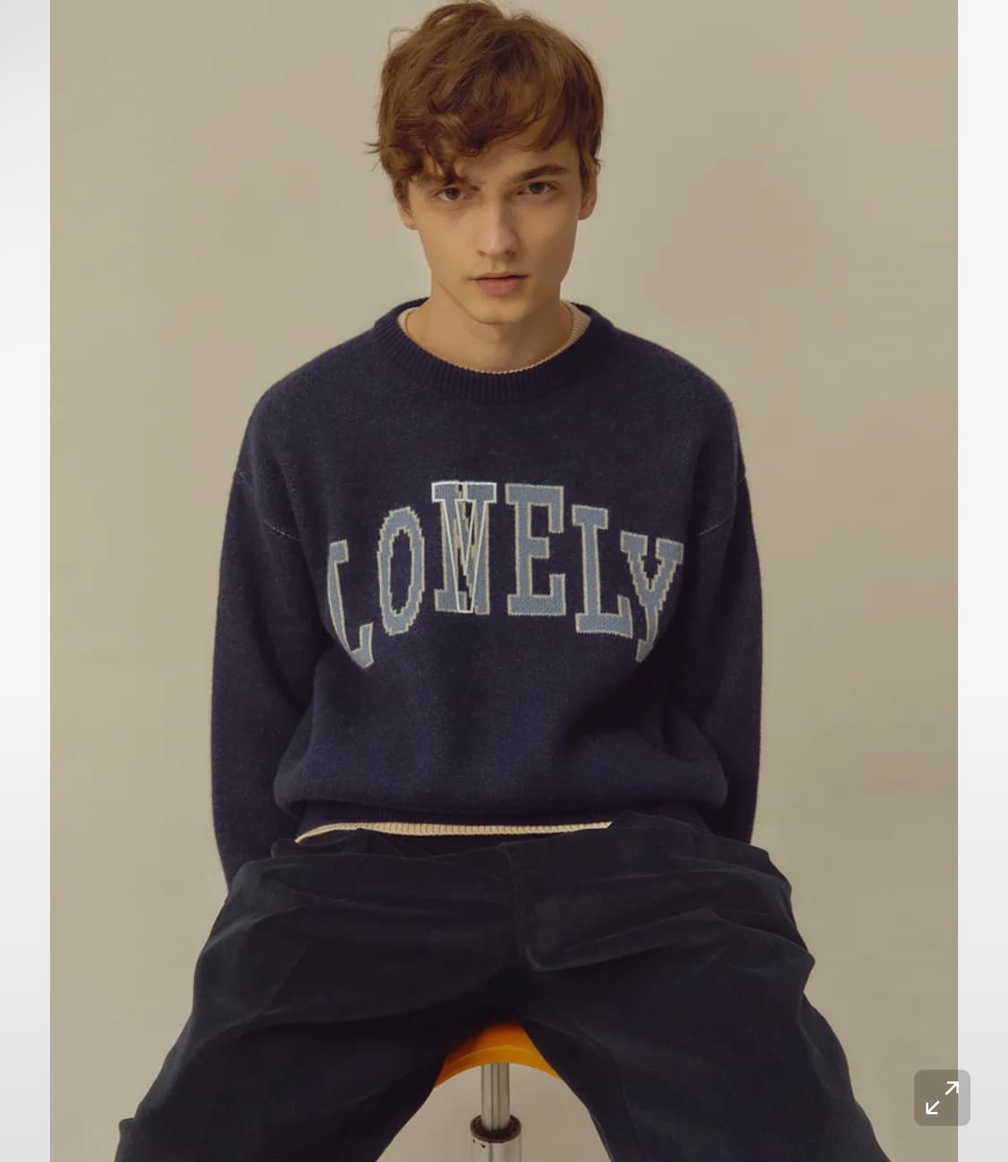 [새상품] NOHANT 노앙 론리 러블리 케시미어 니트 상품이미지3