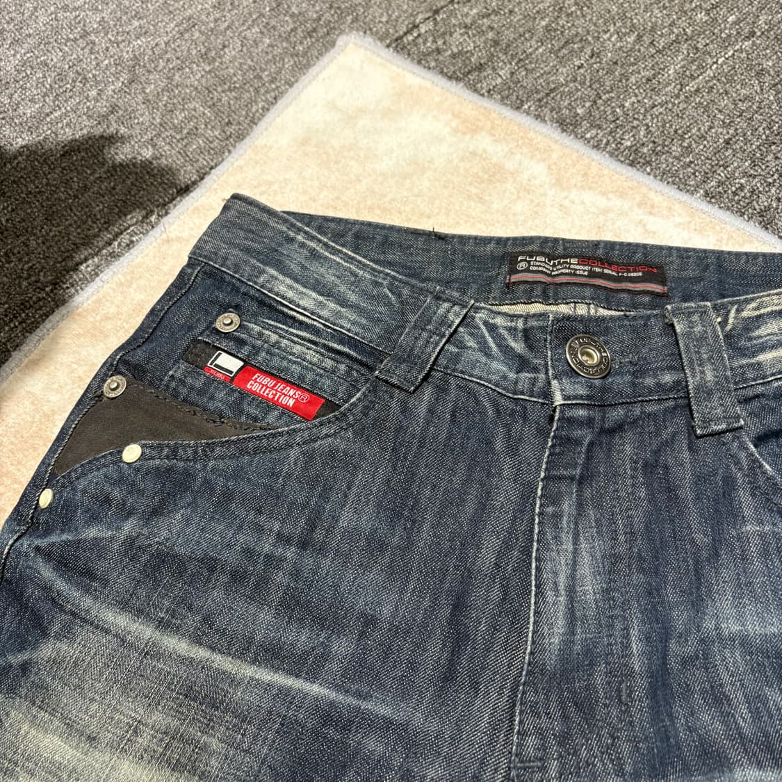 FUBU푸부 빈티지 데님워크 팬츠 상품이미지4