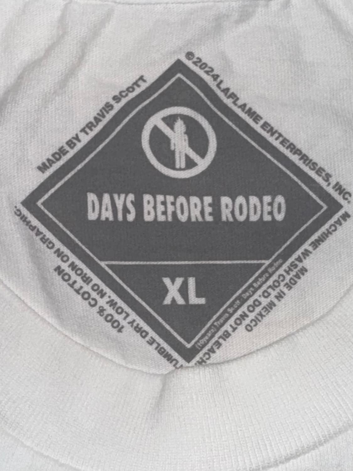 트래비스 스캇 Sp5der 콜라보 티셔츠 XL 상품이미지3