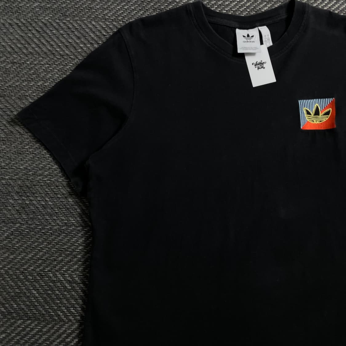 00s 아디다스 파이어버드 다이아고날 엠브로이더리 반팔 y 4060 상품이미지4
