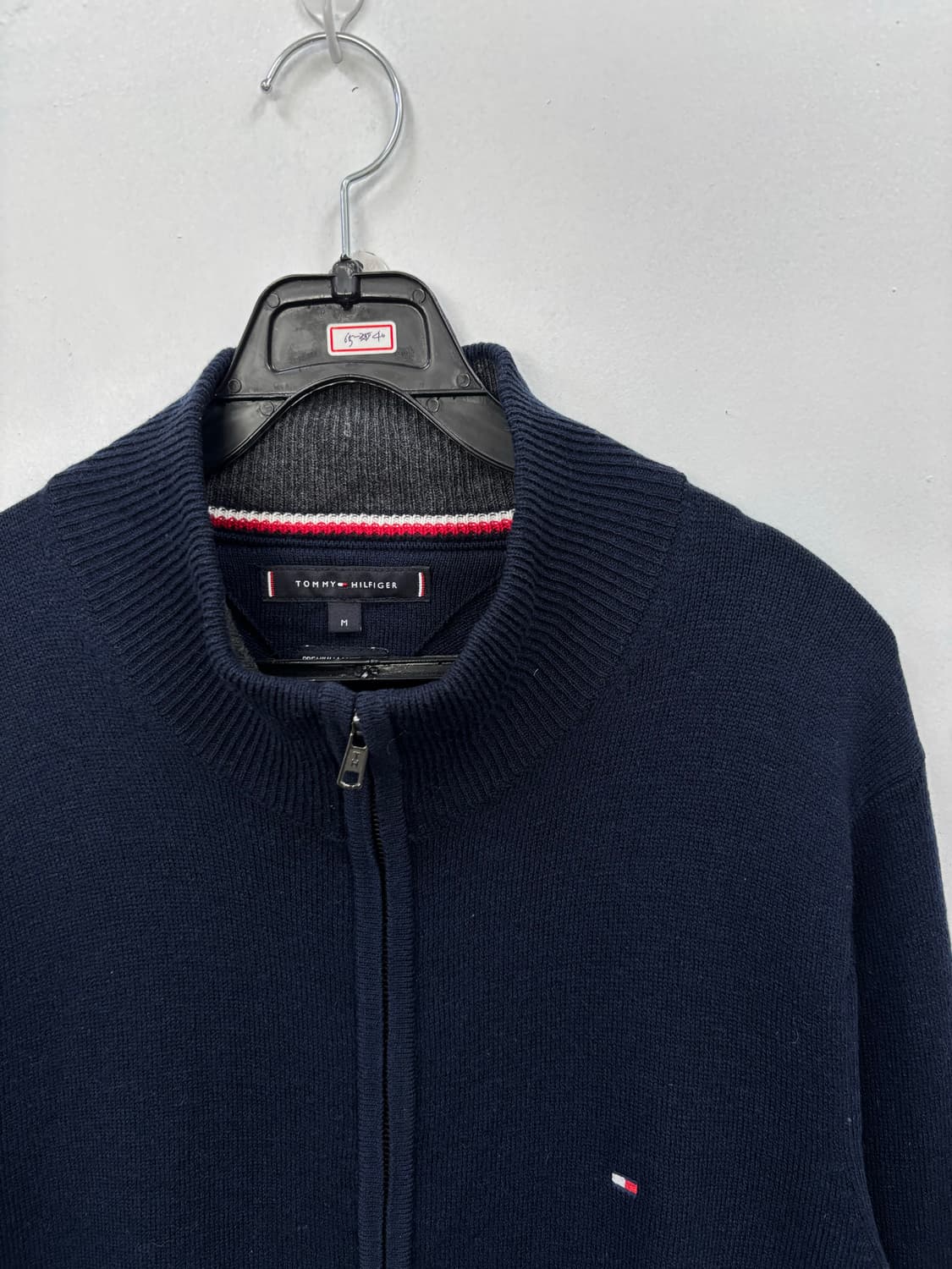 타미힐피거 울 니트 집업 상품이미지3