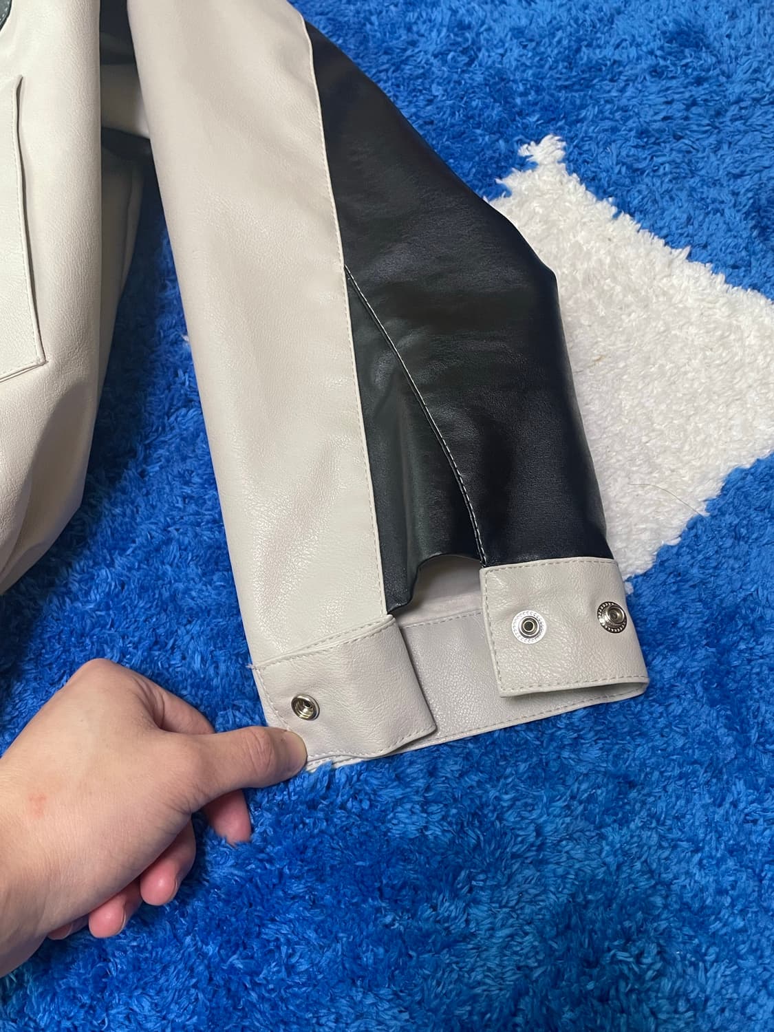 이지노이지 레이서 레더 자켓 (1) 상품이미지7