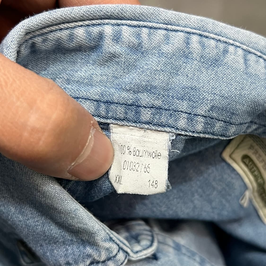  카멜 워크 데님 셔츠 y16065 상품이미지8