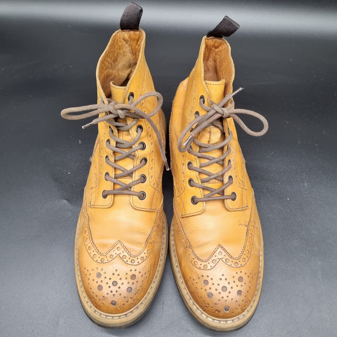 장까를로모렐리 남성윙팁부츠 실사이즈275 상품이미지2