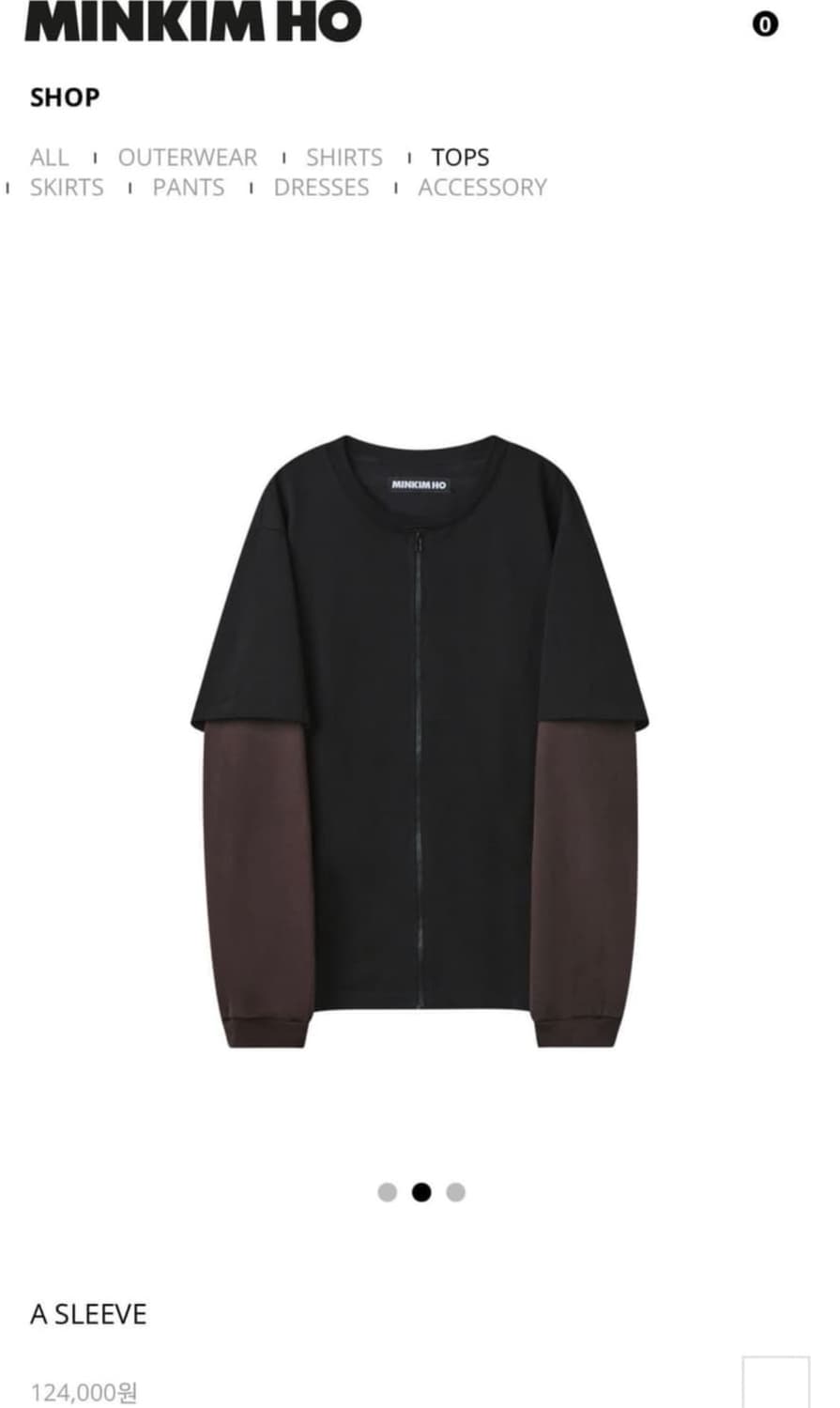 민킴호 A Sleeve 티셔츠 Size 3  상품이미지2