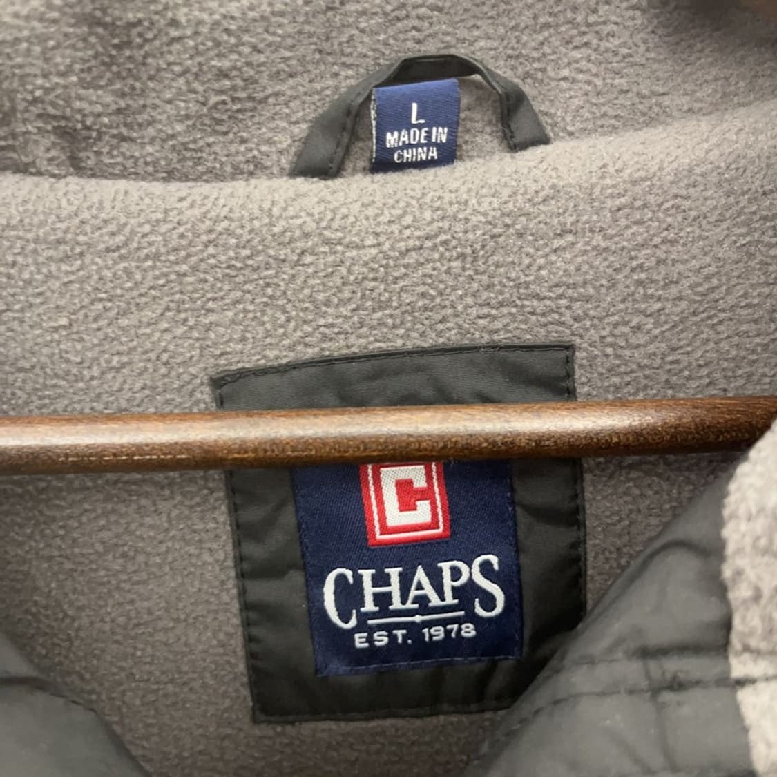 챕스 올드스쿨 레트로 오버핏 기모 바람막이 자켓 L C07699 상품이미지5