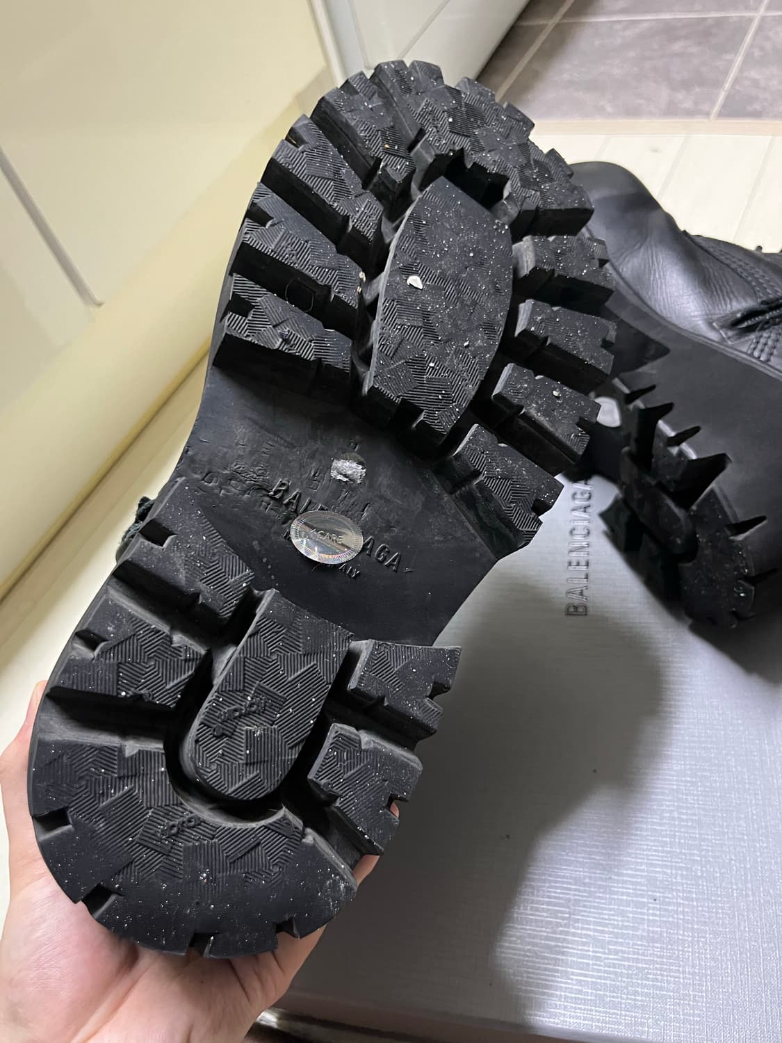 황금사이즈 발렌시아가 스톰퍼 부츠 42 상품이미지6