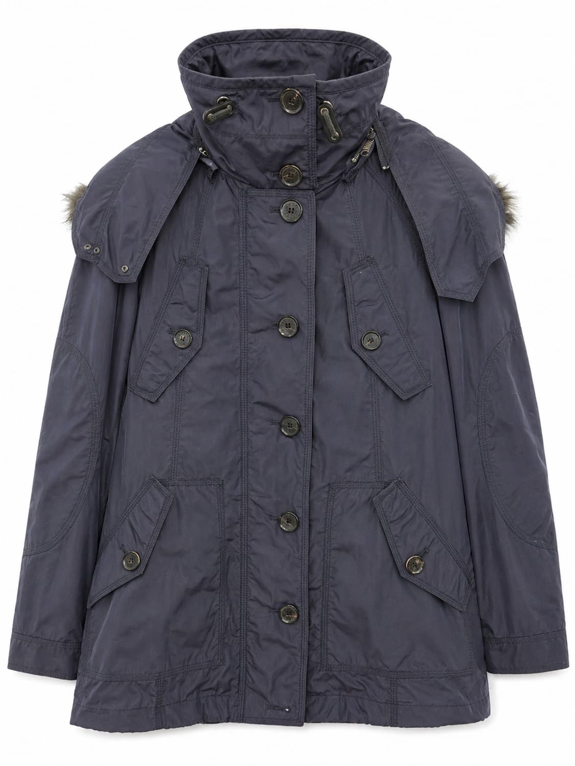 버버리 여성 후드 탈부착 패딩 코트 상품이미지1