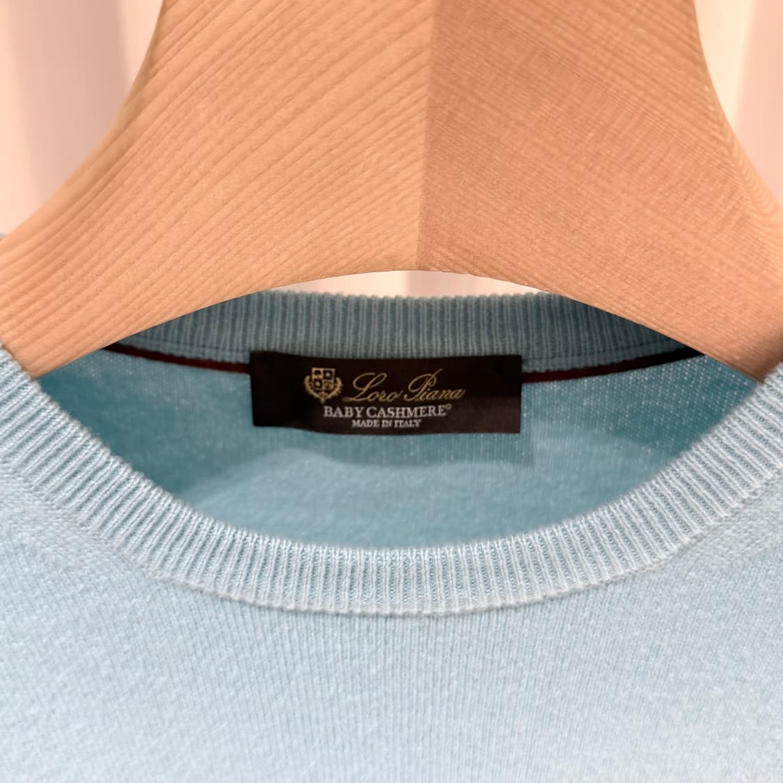 (A+/50) / 로로피아나 베이비 캐시미어 니트 스웨터 스카이 상품이미지4