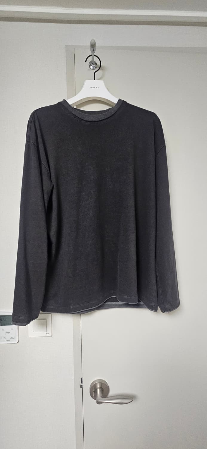 2)폴리테루 25 레이어드 롱슬리브 차콜(1회착) 상품이미지1